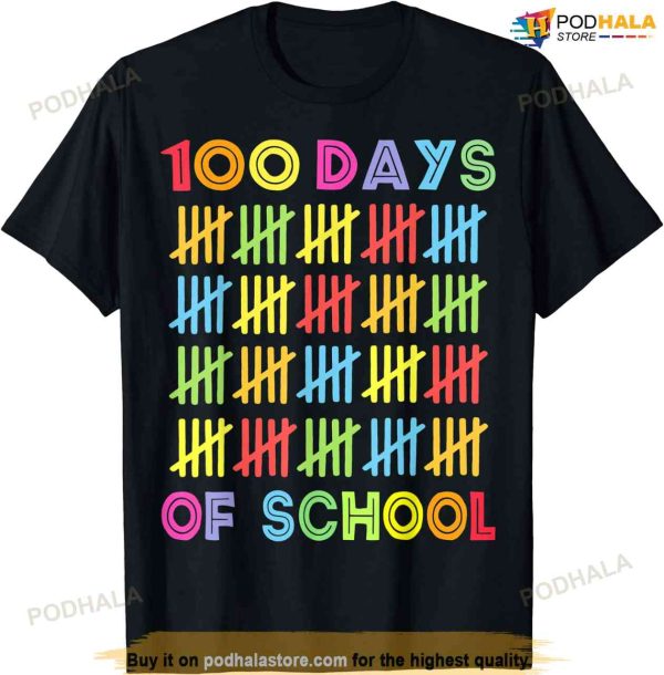 100 Days Of School Shirt Kids 100th Day Of School Costume T-shirt O3r