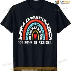 100th Day Of School 101 Days 100 For Teacher Boys Girls Kids T-shirt