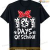 101 Days Of School Cute Dog Happy 100th Day Students Kids T-shirt