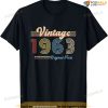 1963 Birthday Gift Retro Birthday Vintage 1963 Original Part T-Shirt