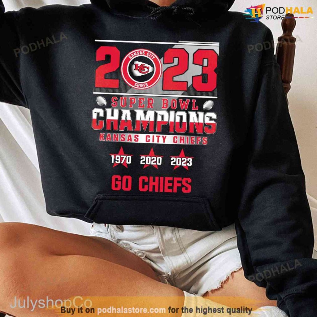 2023 Super Bowl Champions Kansas City Chiefs Shirt, Go Chiefs T-Shirt