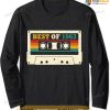 60 Year Old Gifts Best of 1963 Vintage 60th Birthday Retro Long Sleeve T-Shirt