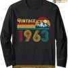60th Birthday Gift 60 Years Old M Retro Vintage 1963 Shirt
