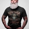 60th Birthday Gift Shirt for Men - Vintage 1963 Aged to Perfection - Bull Skull - 60th Birthday Gift
