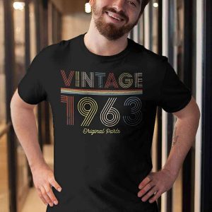 60th Birthday Gift Shirt for Men - Vintage 1963 Original Parts Shirt