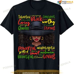 African Black History African American Ladies Juneteenth T-shirt