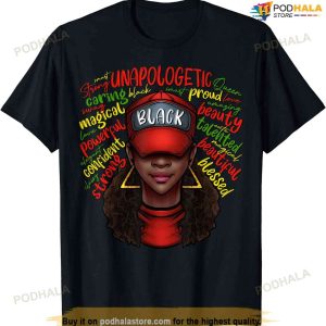 African Queen Black History Month African American Ladies T-shirt
