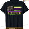American Flag Mardi Gras T Shirt Mardi Gras Crawfish Outfit T-shirt