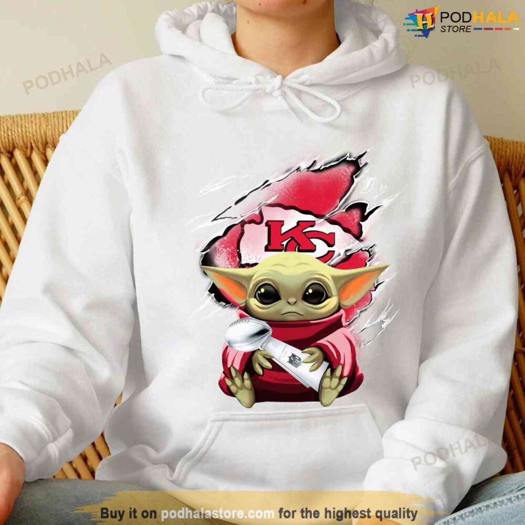 Baby Yoda Super Bowl Shirt, Kansas City Football Team Champions Tee