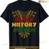 Black History Month African American Flag Juneteenth Dashiki T-shirt