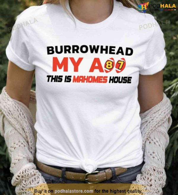 Burrowhead Shirt, Travis Kelce Shirt, Kansas City Chiefs T Shirt