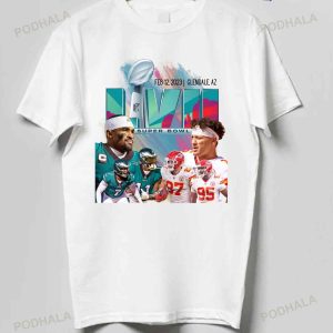 Championship LVII Super Bowl 2023 Vintage Shirt, Eagles Vs Chiefs Tee