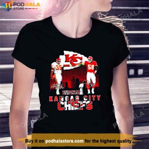 Charvarius Ward Vs Derrick Thomas Kansas City Chiefs Signatures TShirt