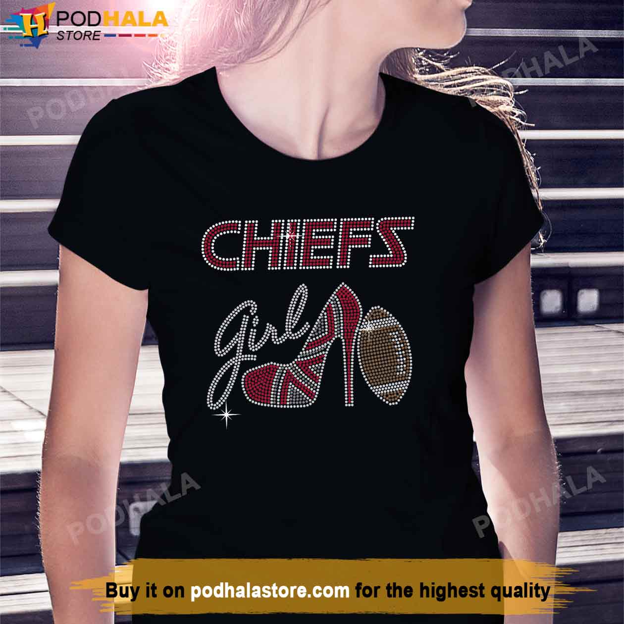 chiefs t shirt womens