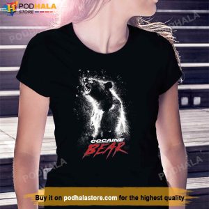 Cocaine Bear Movie Logo TShirt For Fans Women Men