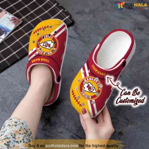 Custom Name Crocs Personalized KC Chiefs Football Crocs 2