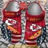 Custom Name US American Flag Kansas City Chiefs Crocs