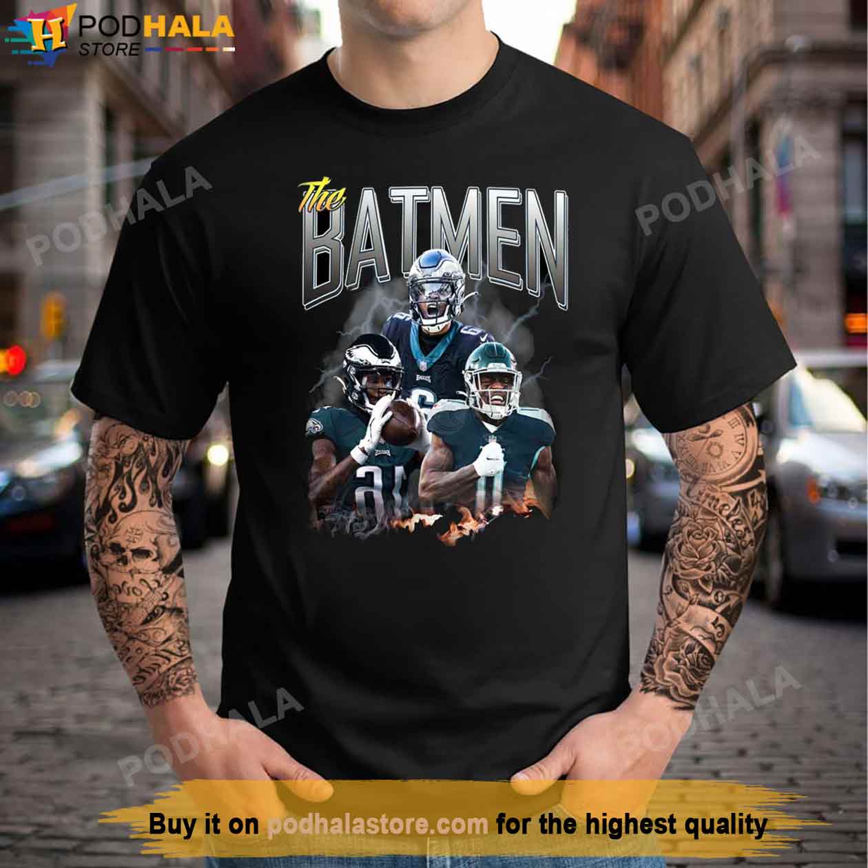 Devonta Smith Eagles Shirt, The Batman of NFL Philadelphia Eagles Football  - Bring Your Ideas, Thoughts And Imaginations Into Reality Today