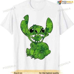Disney Lilo & Stitch St. Patrick's Day Stitch Clover Fill T-shirt