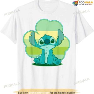 Disney Lilo & Stitch St. Patrick's Day Stitch Clover T-shirt