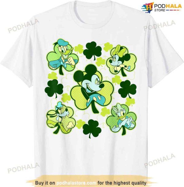 Disney Mickey And Friends St. Patrick’s Day Clovers T-shirt