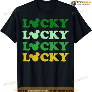 Disney Mickey And Friends St. Patrick's Day Lucky Stack T-shirt