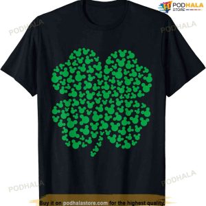 Disney Mickey Mouse Green Icons Shamrock St. Patrick's Day T-shirt