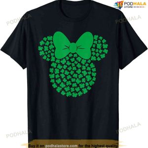 Disney Minnie Mouse Icon Green Shamrocks St. Patrick's Day T-shirt
