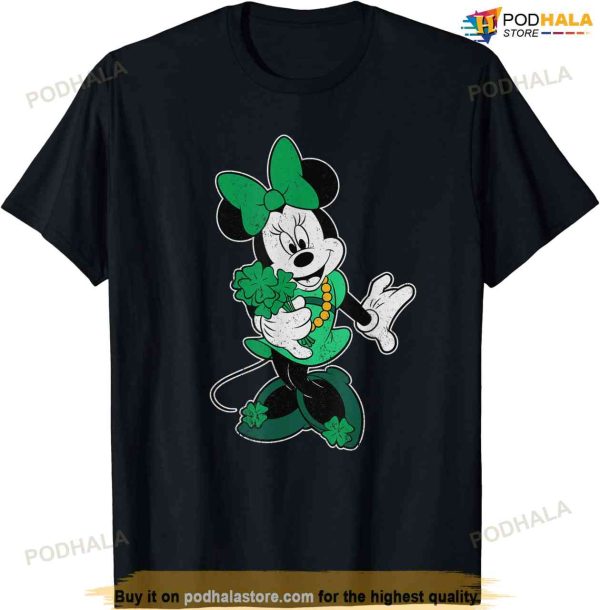 Disney Retro Shamrock Minnie Mouse St. Patrick’s Day T-shirt