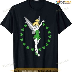 Disney Tinker Bell Ring Of Shamrocks St. Patrick's Day T-shirt