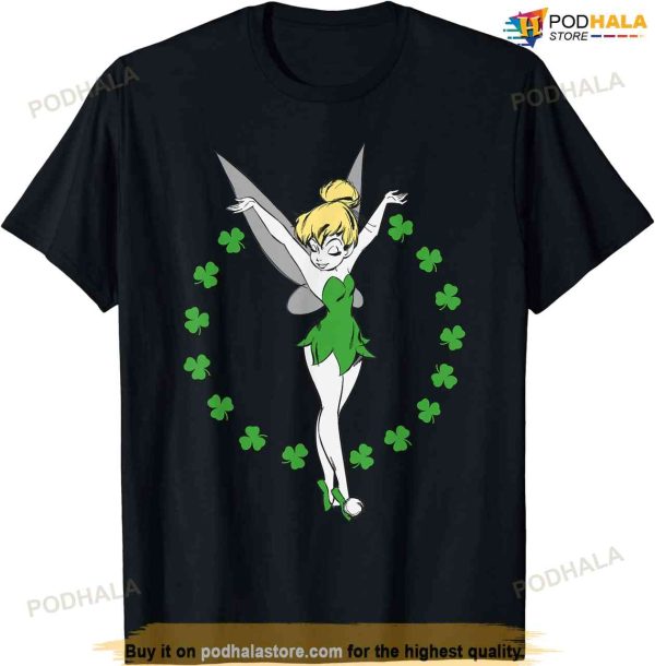 Disney Tinker Bell Ring Of Shamrocks St. Patrick’s Day T-shirt