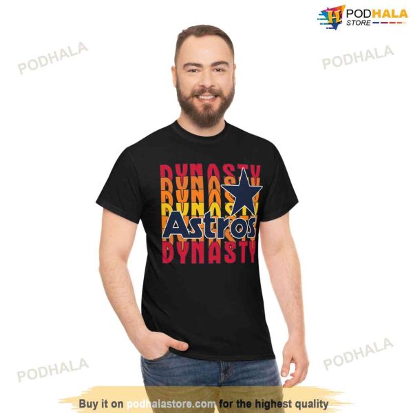 Dynasty Houston Astros T Shirt, Vintage Astros Shirt For Fans