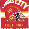 Fleece Blanket Kansas City Customized Name, Kc Chiefs Merchandise