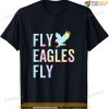 Fly Eagles Fly Vintage Flying Bird Inspirational Haw Tie Dye T-shirt