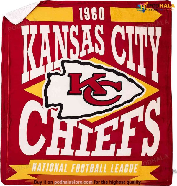 Football Kansas City Chiefs Blanket NFL, Kc Chiefs Merchandise