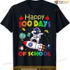 Happy 100 Days Of School Astronaut Outer Space Kids Child T-shirt W3i