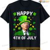 Happy 4th Of July Confused Funny Joe Biden St Patricks Day T-shirt