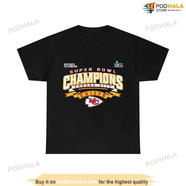 HOT Kansas City Chiefs 2023 Super Bowl 57 LVII Champions Unisex T-shirt