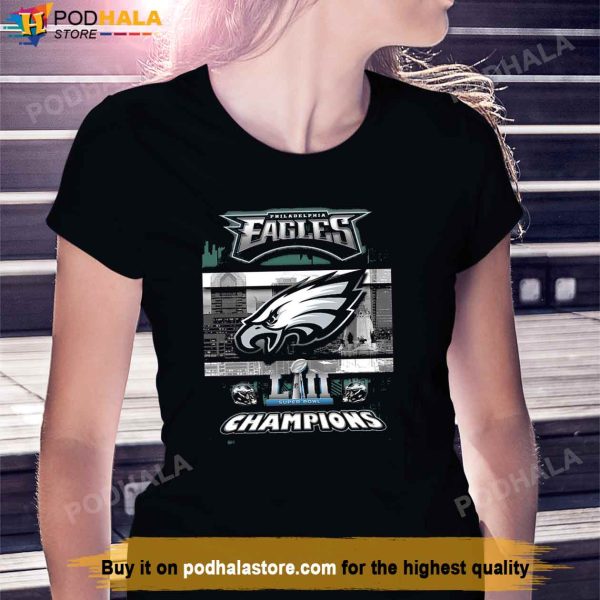 Hot Philadelphia Eagles Championship NFC 2022 And Super Bowl Shirt