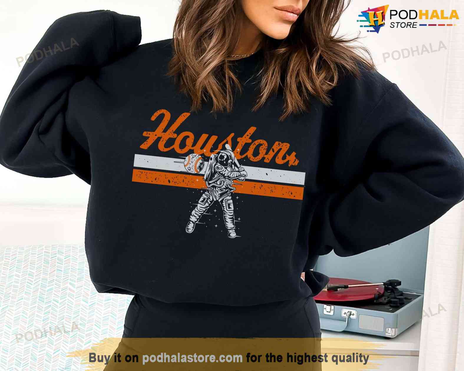 Houston Baseball Sweatshirt, Vintage Astros Shirt, Game Day