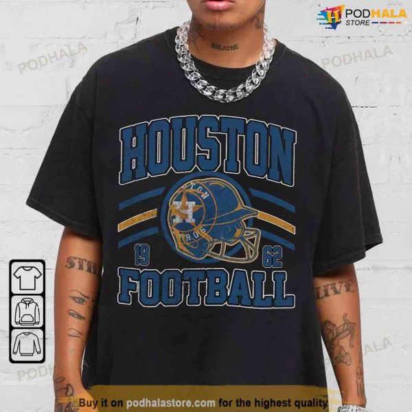 Houston Football 1962 TShirt, Vintage Astros Shirt, Gift For Fans
