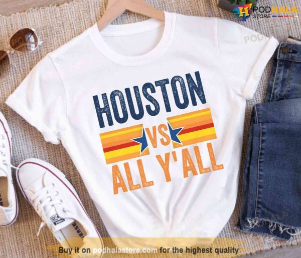 Houston vs All Yall Shirt, Vintage Astros Shirt