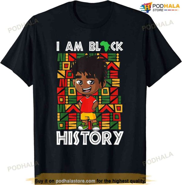 I’m Black History Shirt Toddler Boys African American Blm T-shirt