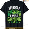 Irish I Was Gaming Funny St Patricks Day Gamer Boys Men Gift T-shirt