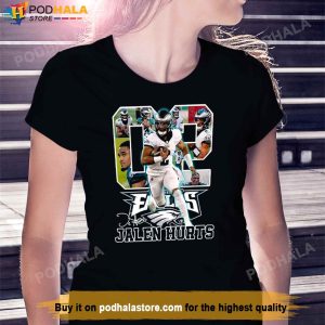 Jalen Hurts 02 Philadelphia Football TShirt Gifts For Eagles Fans