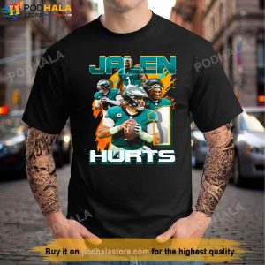 Jalen Hurts Football Philadelphia Eagles Shirt, Gifts For Eagles Fans