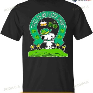 Jarkko This Is My Lucky Shirts Patricks Day Snoopy Dog Funny Irish Gift Shirt