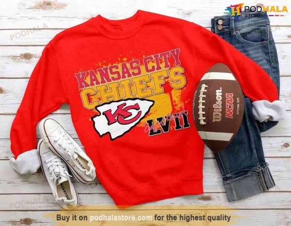 Kansas Chiefs Champion Sweatshirt, Super Bowl Champions 2023 Gift For Fans