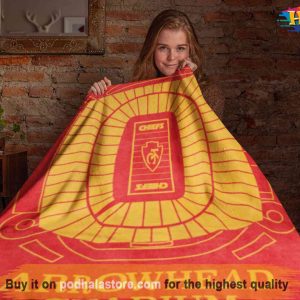 Kansas City Chiefs Arrowhead Stadium Blanket, KC Chiefs Blanket Gift