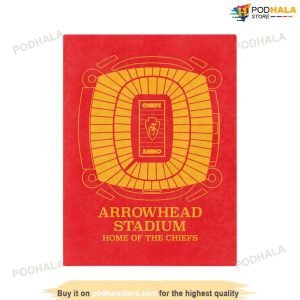 Kansas City Chiefs Arrowhead Stadium Blanket Kc Chiefs Blanket Gift 2